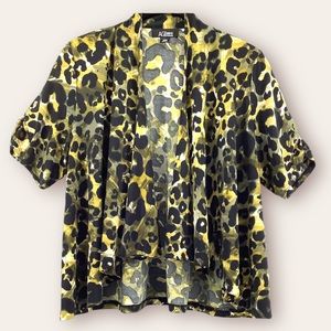 AGB OPEN LEOPARD CARDIGAN